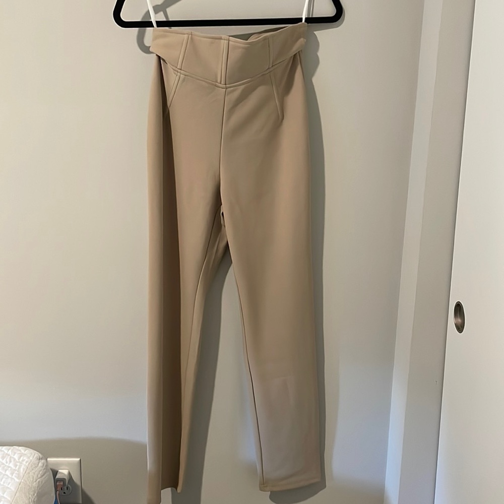 High waisted skinny pants size L